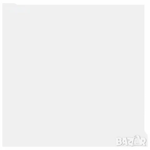 vidaXL CD стенен рафт, бял, 100x18x18 см, инженерно дърво, снимка 5 - Етажерки - 56147780