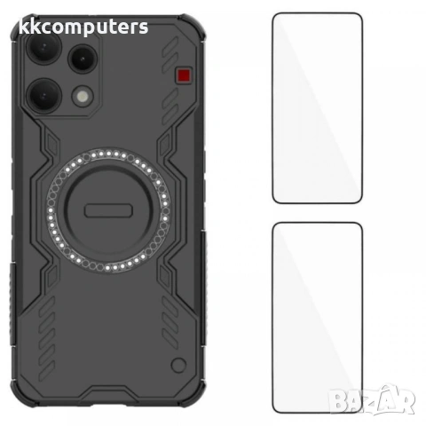 Магнитен Калъф WANLONFENG DJ за Nothing Phone (3a) Lite 5G - PC+TPU, Вкл. 2 Стъклени Протектора - 4 , снимка 5 - Калъфи, кейсове - 53416780