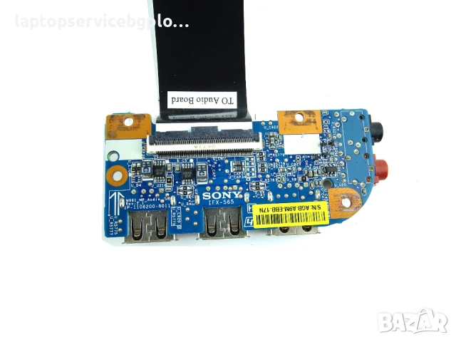 USB AUDIO платка за лаптоп Sony Vaio VPC-EA VPCEA VPC- EB VPCEB 14" 1P-1106200-8011, снимка 3 - Части за лаптопи - 51136719