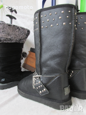 Pure Rock, мото боти, рокерски ботуши, Engineer Motorcycle art Boots, UGG® аналог,39 - 40, снимка 18 - Дамски ботуши - 36160140