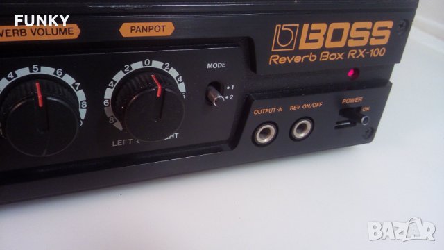 Boss RX-100 Reverb Box (1982), снимка 4 - Ресийвъри, усилватели, смесителни пултове - 34386840