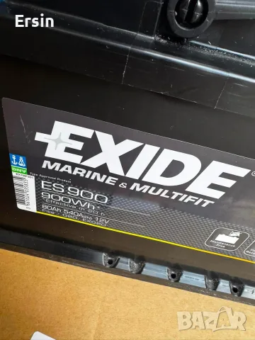 Гелов Акумулатор EXIDE ES900 GEL 80Ah
(Много малко са ползвани) 
(Свалени от нови Кемпери), снимка 9 - Къмпинг мебели - 56096536
