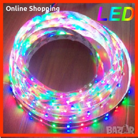 Комплект LED лента - 10м., 16 цвята, 8 режима, 6 DIY, Водоустойчива, снимка 4 - Друга електроника - 40353452