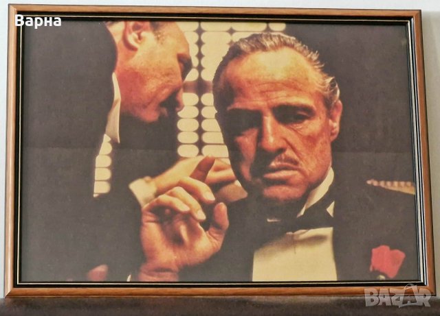 Постер, плакат, картина - Кръстника (The Godfather)-Рамкирана