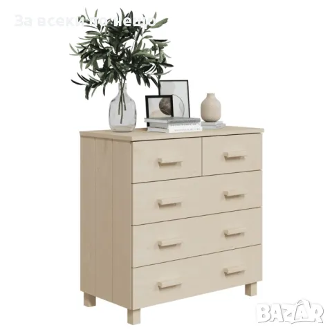 Бюфет, меденокафяв, 79x40x80 см, бор масив