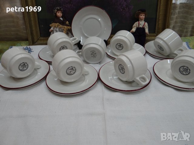 Английски порцеланови двойни сетове на Dudsson, снимка 5 - Чаши - 42187294