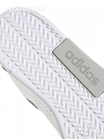 Мъжки бели кецове Адидас с анатомична подметка от естествена кожа, снимка 6 - Кецове - 35846083