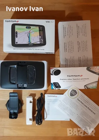 GPS навигация TOM TOM VIA 62 чисто нова, снимка 2 - TOMTOM - 56062124