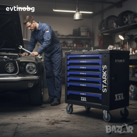 Професионална количка с инструменти 258 части – пълен набор за автосервизи и майстори, снимка 3 - Куфари с инструменти - 53788406