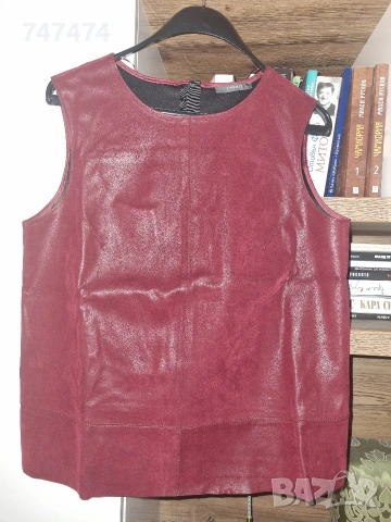 Елек/топ ESPRIT ХЛ,имитация на кожа 