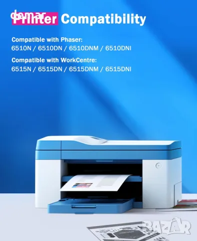 Тонер касети SODFACE 6510, 6510XL, съвместими за Xerox 6510XL, 6515XL, 4 броя, снимка 2 - Консумативи за принтери - 49872233