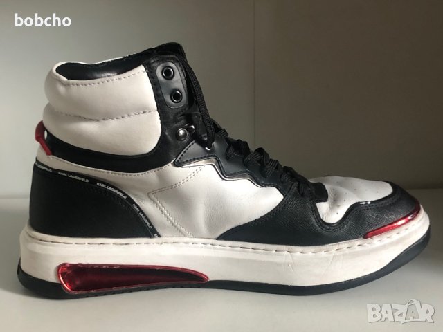 Karl Lagerfeld hi-top sneakers-Отлични, снимка 5 - Маратонки - 41828369