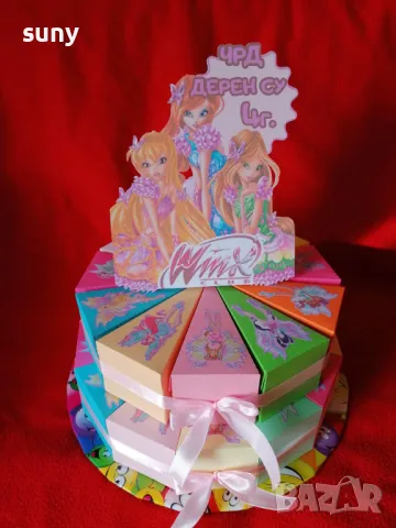 Картонена торта Стич, снимка 7 - Други - 49360853