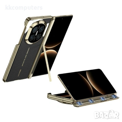 GKK магнитен калъф за Huawei Mate X7 с двойна ос на пантата и стойка, протектор, 3 цвята