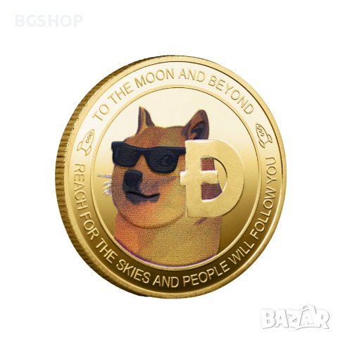 Dogecoin to the moon and beyond ( DOGE ) - Gold, снимка 3 - Нумизматика и бонистика - 41855524