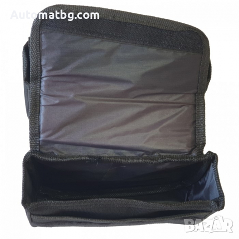 Двойна вело чанта Automat, Чанта с джоб за телефон, Черна, снимка 2 - Аксесоари за велосипеди - 36234802