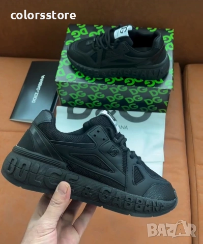 Мъжки черни маратонки Dolce&Gabbana /BR190s, снимка 3 - Маратонки - 50982431