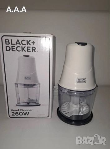 Чопър Black&Decker BXCH260E, 260W, Разграфена купа 500 мл