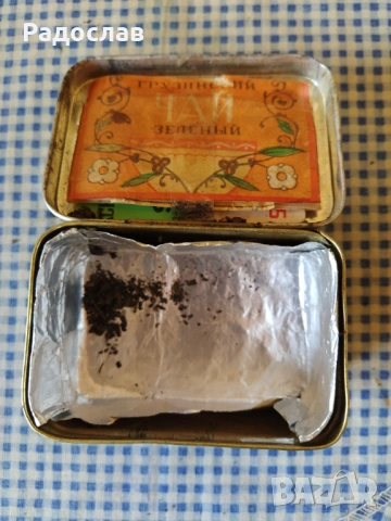 ГССР  стара кутия от чай, снимка 6 - Колекции - 53783707