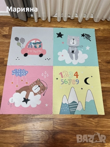 Кошарки + Килимчета/ ПОДАРЪК 30бр. топки, снимка 6 - Други - 47500690