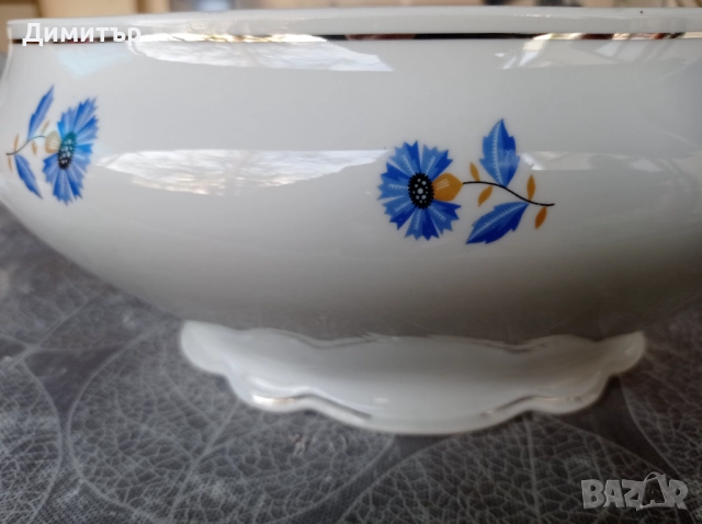 Порцелан посуда сосиера чиния плато супник салатиера сервиз, снимка 8 - Прибори за хранене, готвене и сервиране - 52897271