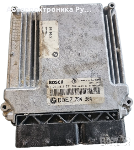Компютър Bosch ECU на двигателя, BMW E65 730 D, 0281011231, 0 281 011 231, DDE7794904, DDE 7 794 904