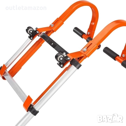 Комплект от 2 стабилизатора за стълби, Autocis, устойчива стомана, оранжев, 44,5x35,5x8 см, снимка 2 - Други инструменти - 52882820