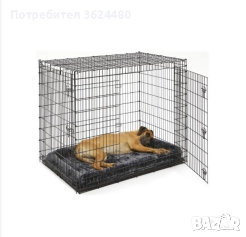 Здрава метална клетка за домашни любимци  4485, снимка 3 - За кучета - 52327998