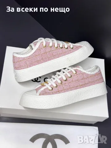 Chanel Дамски Маратонки👟Дамски Спортни Обувки Шанел👟Кецове Код E95, снимка 4 - Кецове - 55795361
