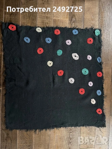 Престилки ръчно тъкана покривка с дантела на 1 кука забрадки шалове чанти платове ръчно тъкани стари, снимка 9 - Антикварни и старинни предмети - 51532523