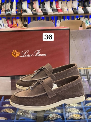 мокасини от естествен велур / кожа loro piana , снимка 5 - Маратонки - 51830186