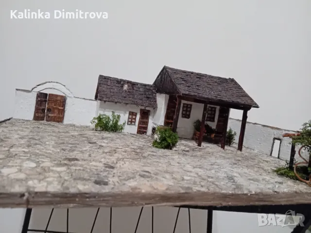 Ръчно изработен макет на къща-музей В.Левски-гр.Карлово., снимка 13 - Декорация за дома - 49817191