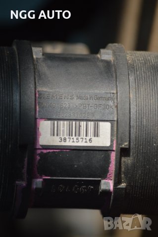 Дебитомер за Peugeot, Citroen, 2.0 HDI, Siemens 5WK9 623, 9628336380, снимка 3 - Части - 39746950