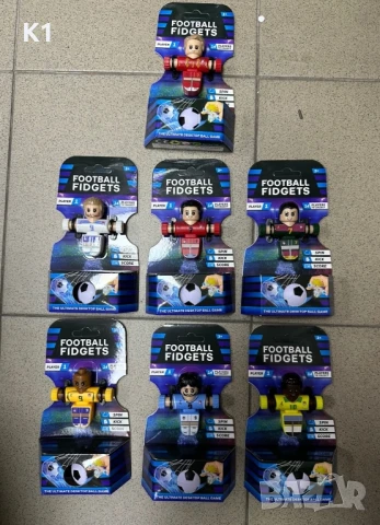 Фиджет фигурки футболисти за игра, Football Fidgets, снимка 2 - Фигурки - 51238117