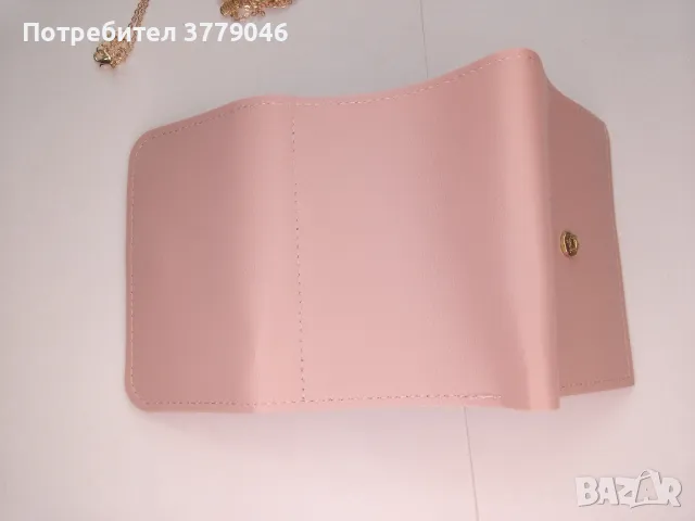 Розово дамско портмоне с бижута , снимка 7 - Портфейли, портмонета - 49517419
