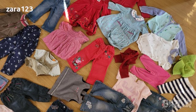 Лот (27 броя) дрехи за момиче 12-18м (next, gap, george, osh kosh, debenhams, marks & spencer)