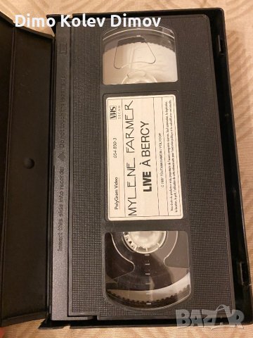 Mylene Farmer VHS HiFi Видео Касета. Оригинал!, снимка 4 - Други музикални жанрове - 42676554