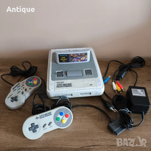 Super Nintendo конзола 1CHIP с everdrive дискета, снимка 1