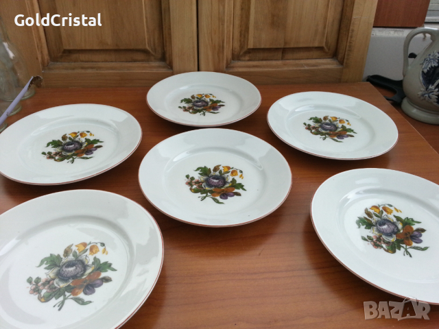 Български порцелан чинии плитки