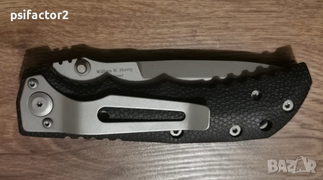 Колекционерски американски нож Lone Wolf William W. Harsey T3, снимка 6 - Ножове - 52196105