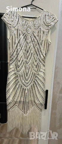 Вечерна рокля с пайети