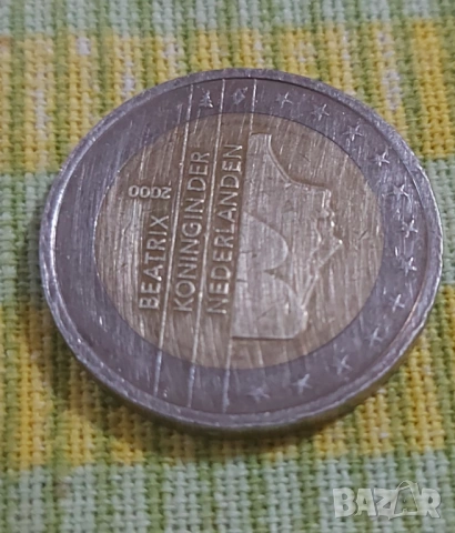 2 евро Беатрикс Нидерландия 2000, снимка 4 - Нумизматика и бонистика - 53726543