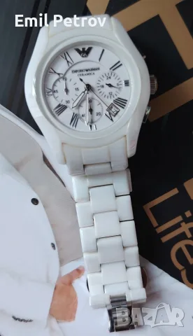 Мъжки часовник Emporio Armani Ceramica , снимка 3 - Мъжки - 56117735