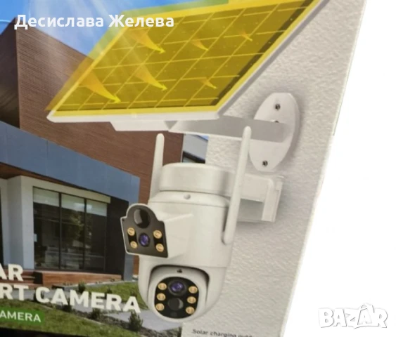 icsee 4MP Безжична соларна камера за видеонаблюдение, снимка 3 - IP камери - 50980461