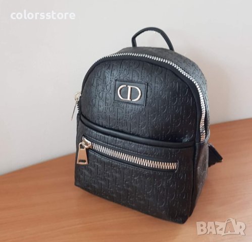 Черна раница  Cristian Dior код SG 536, снимка 4 - Раници - 33708598