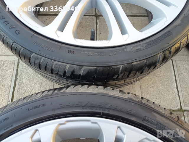 Джанти BMW 19" 5X120 с гуми 245/35/19, снимка 8 - Гуми и джанти - 53625311