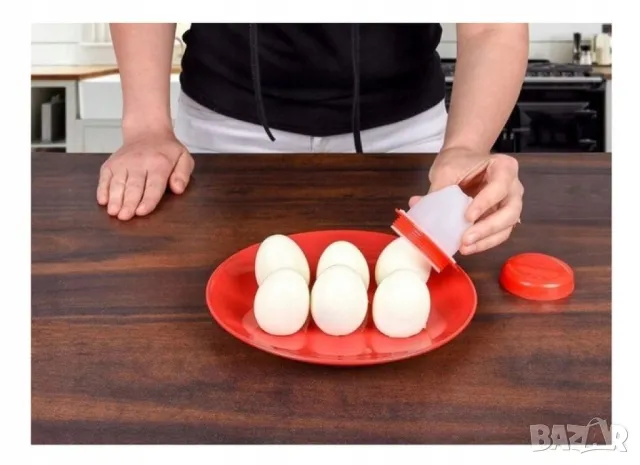Силиконови формички за варене на яйца без черупка - 6 бр., снимка 8 - Други - 48729795