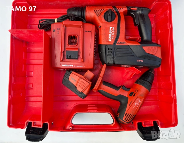 Hilti TE 6-A36 Акумулаторен перфоратор и Hilti SF 144-A винтоверт, снимка 2 - Винтоверти - 52111425