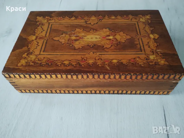 Дървена кутия стара. , снимка 2 - Декорация за дома - 49233773