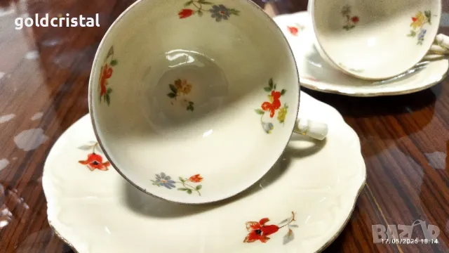 Стар немски порцелан чаши за кафе , снимка 12 - Антикварни и старинни предмети - 50425666
